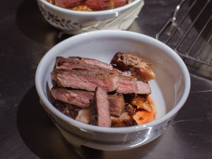 Bowl of steak